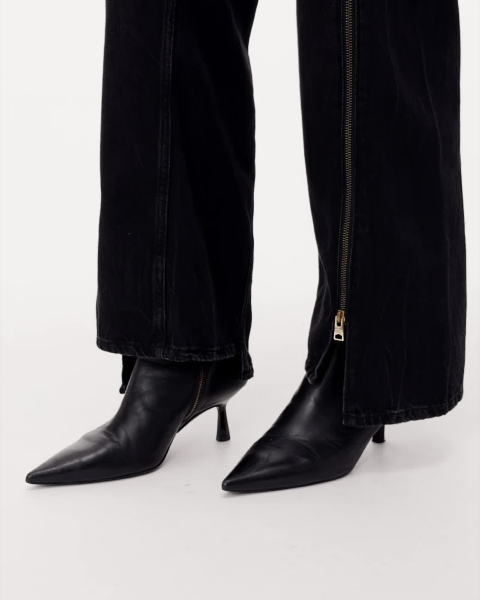 Frankie Double Zip Jeans by ALLSAINTS