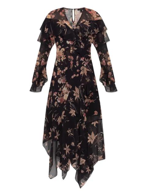 Fresca floral-print midi dress by ALLSAINTS