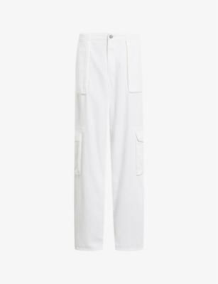 Frieda straight-leg mid-rise cotton-blend trousers by ALLSAINTS
