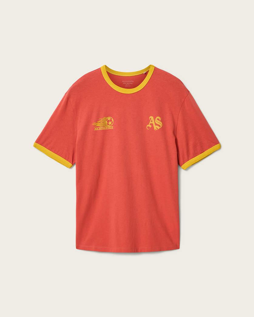 Furia Short Sleeve Football T-Shirt by ALLSAINTS