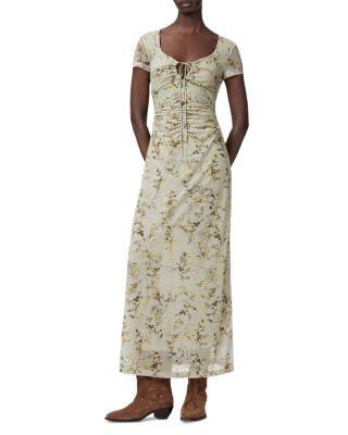 Gabby Floral Mesh Maxi Dress by ALLSAINTS