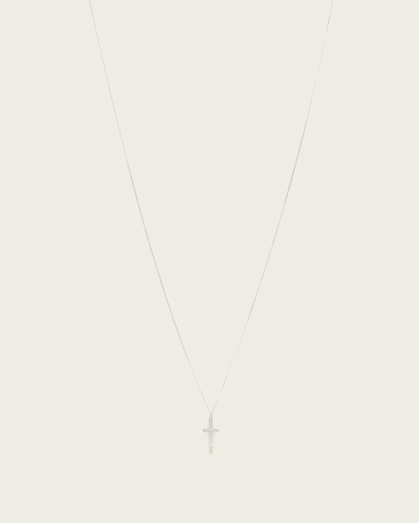 Gabe Large Chain Cross Necklace by ALLSAINTS