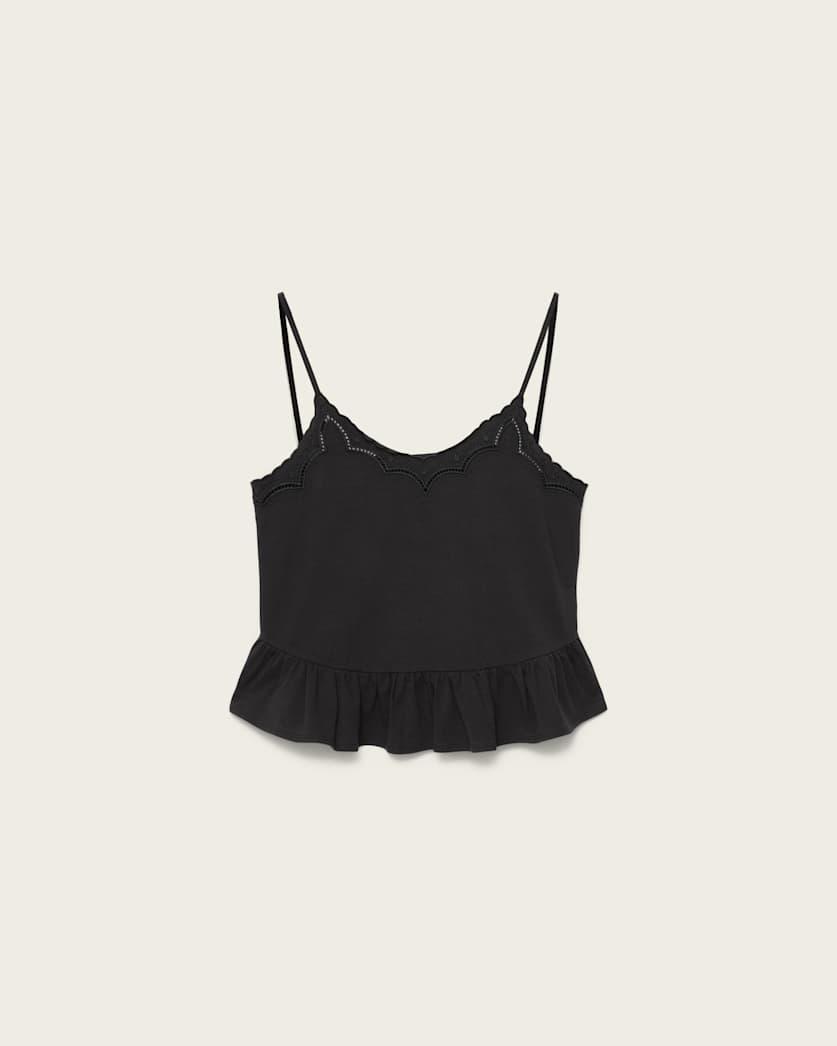 Georgia Embroidered Slim Fit Cami Top by ALLSAINTS