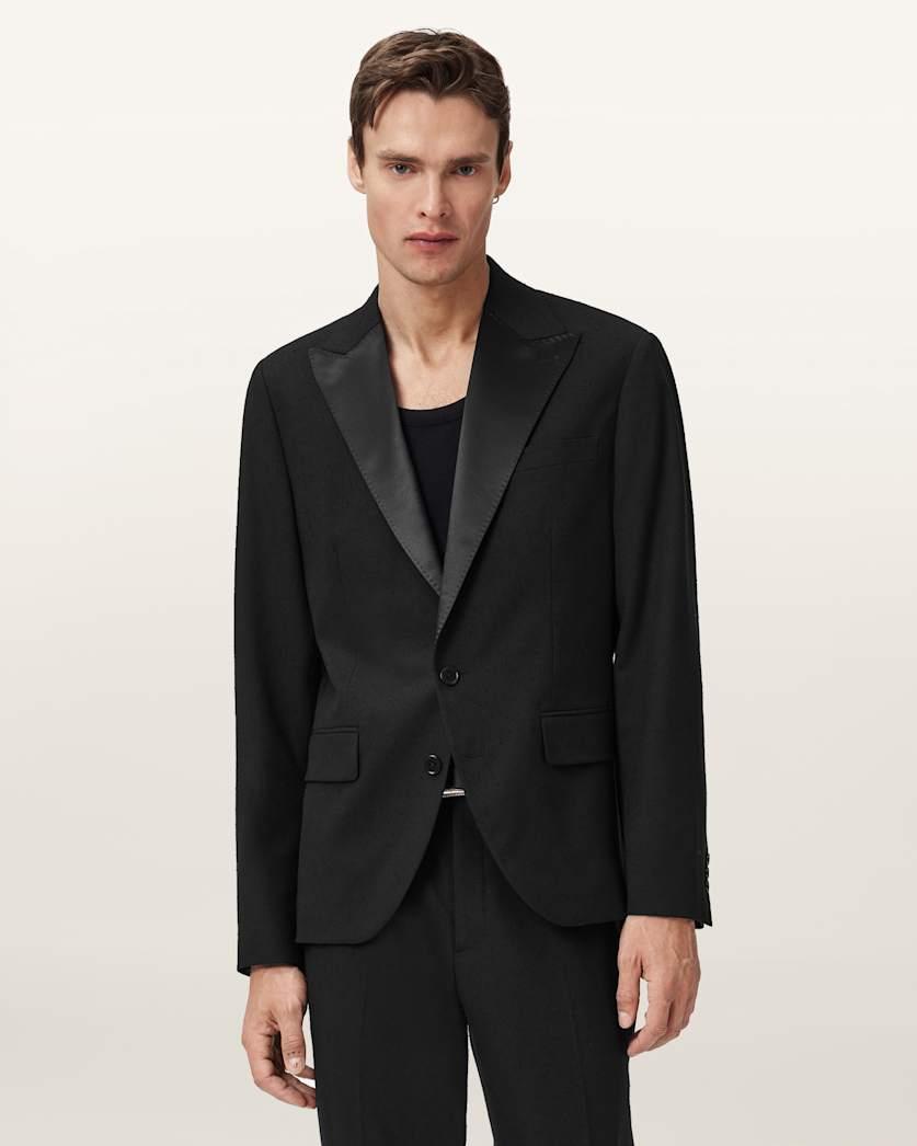 Germain Satin Single Breasted Blazer by ALLSAINTS
