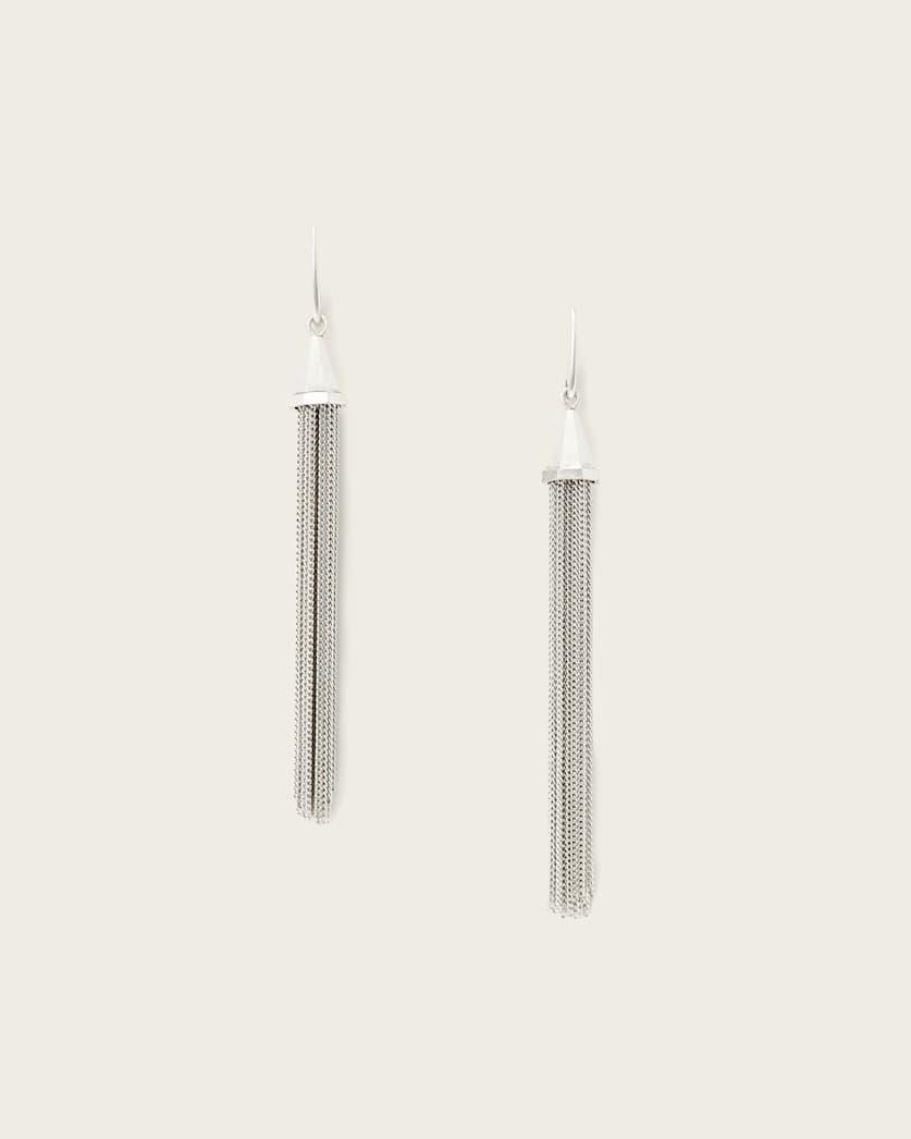 Gina Multi Chain Fringe Earrings by ALLSAINTS