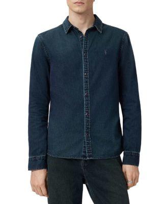 Gleason Long Sleeve Denim Shirt by ALLSAINTS