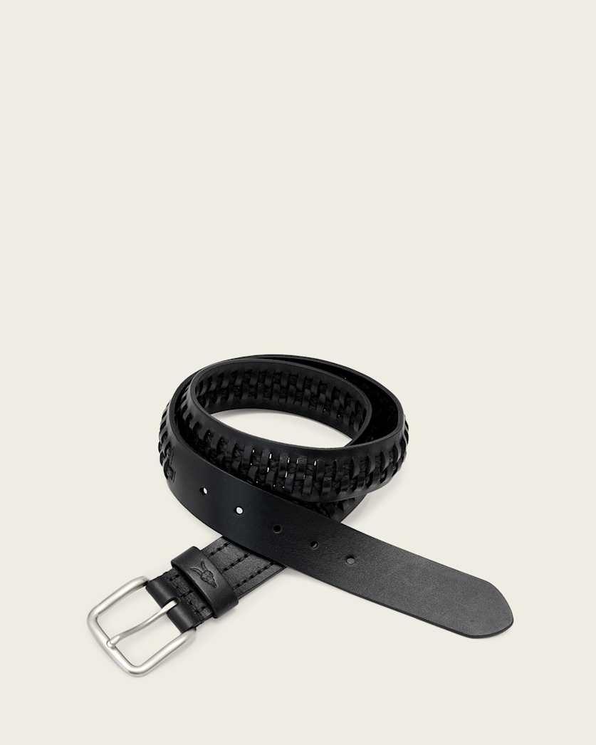 Gus Woven Leather Belt by ALLSAINTS