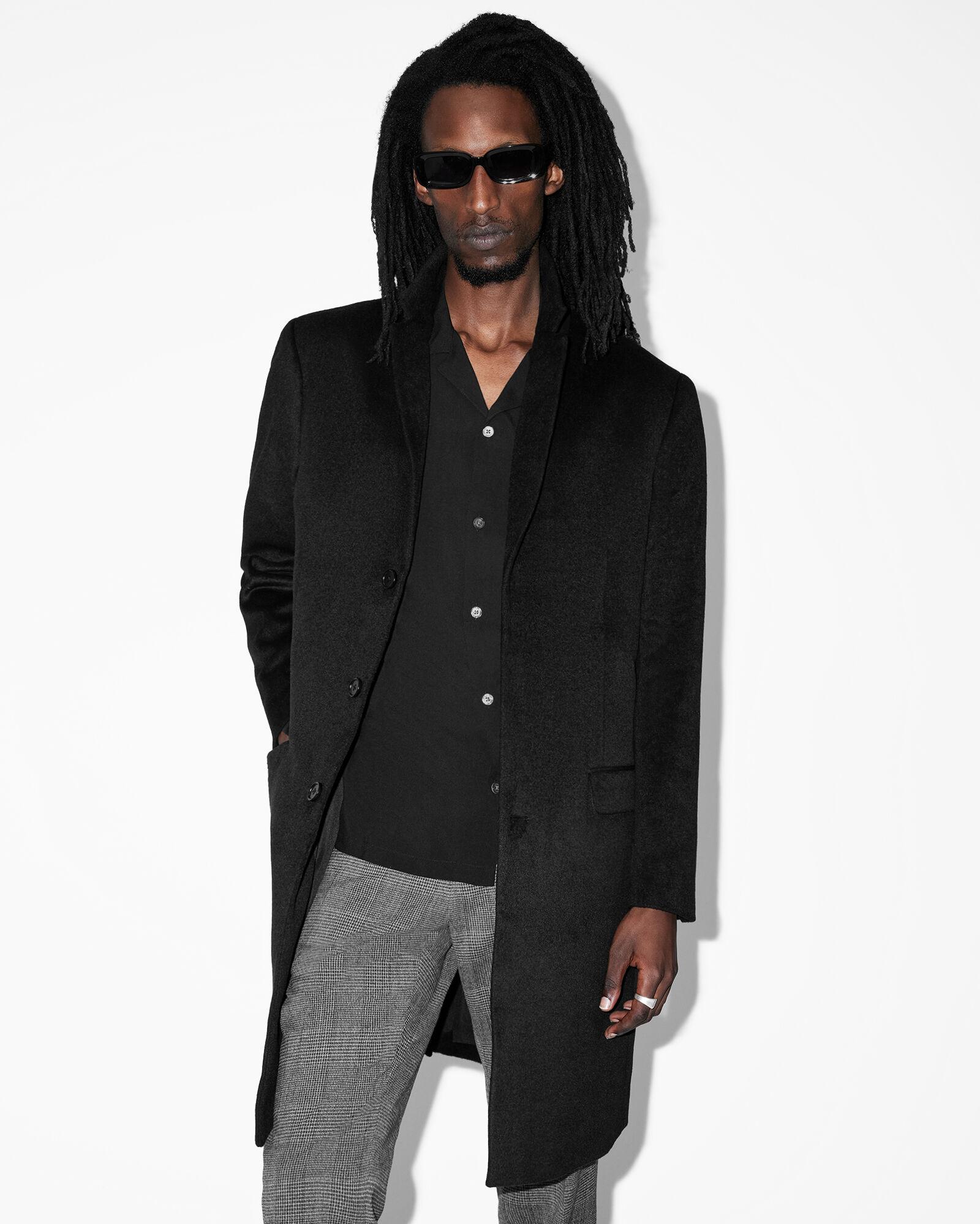 Hal Single Breasted Wool Blend Coat by ALLSAINTS