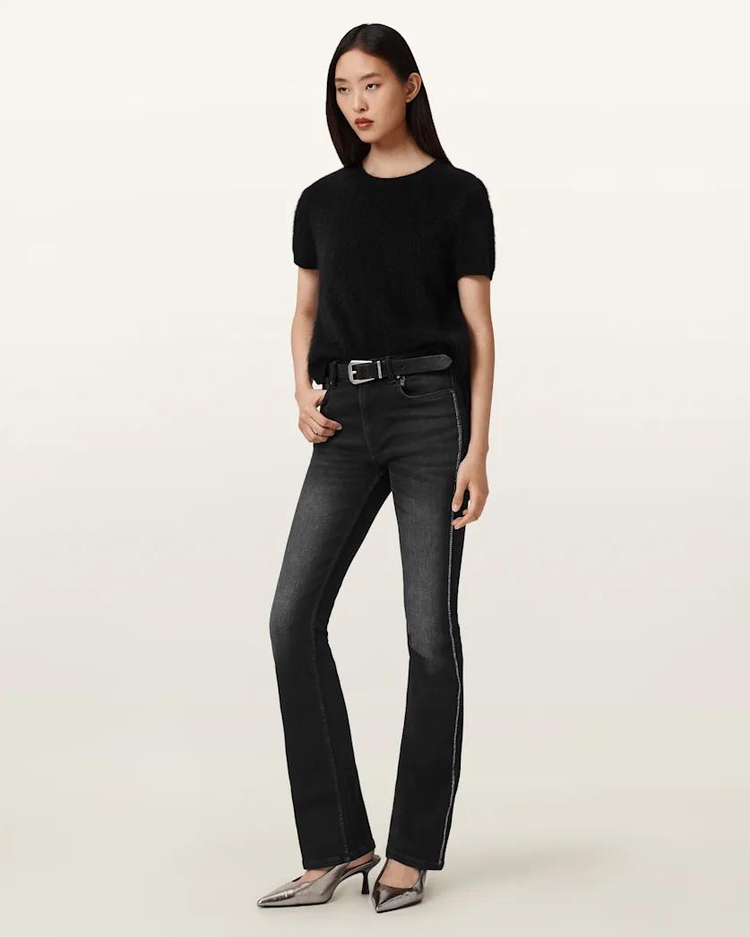 Haldan Crystal Embellished Jeans by ALLSAINTS