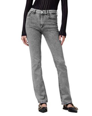 Haldan Mid Rise Slim Bootcut Jeans in Washed Grey by ALLSAINTS