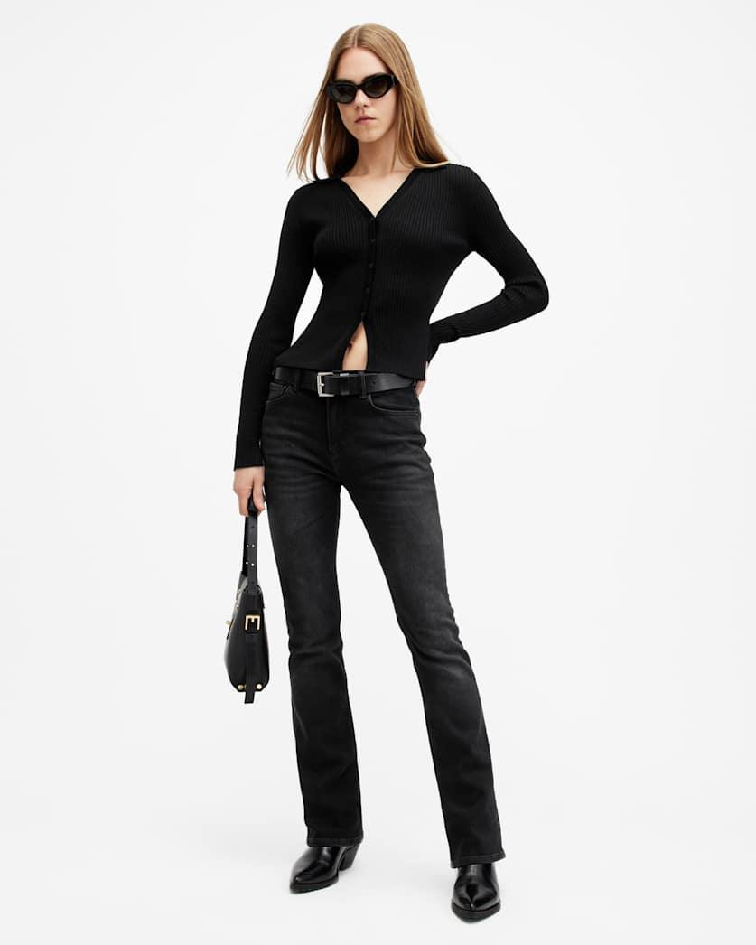 Haldan Slim Bootcut Stretch Denim Jeans by ALLSAINTS