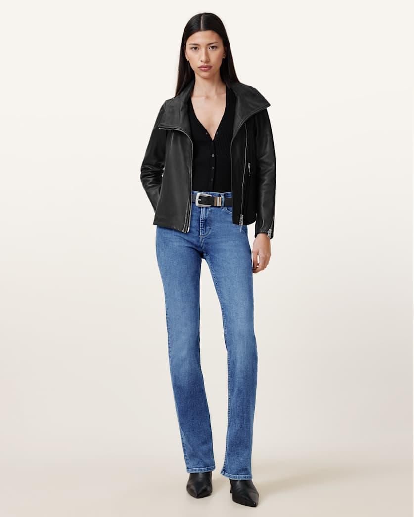 Haldan Slim Bootcut Stretch Denim Jeans by ALLSAINTS