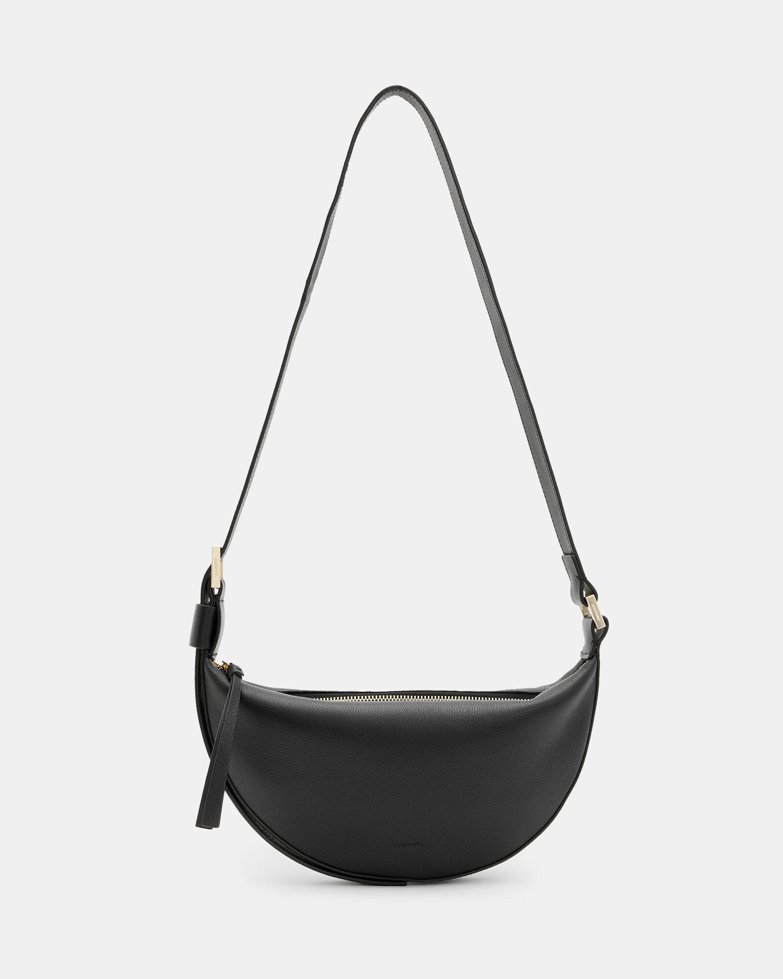 Half Moon Leather Crossbody Bag by ALLSAINTS