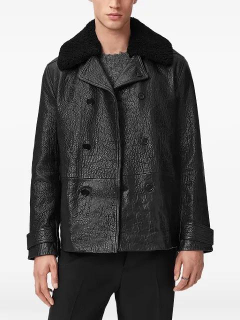 Hamlet leather jacket by ALLSAINTS