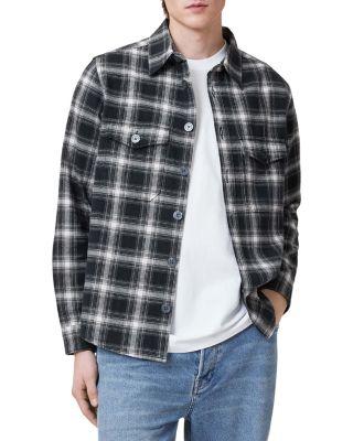 Hamura Garment Washed Relaxed Fit Button Down Shirt by ALLSAINTS