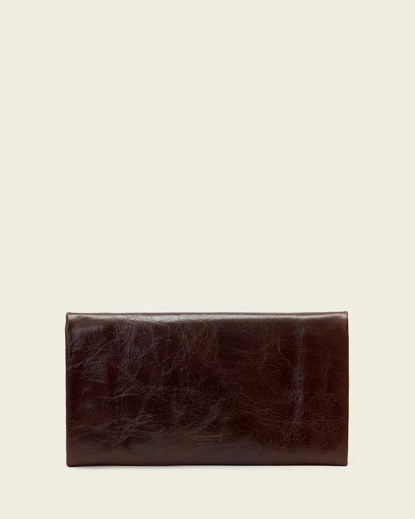 Harluna Leather Clutch Bag by ALLSAINTS