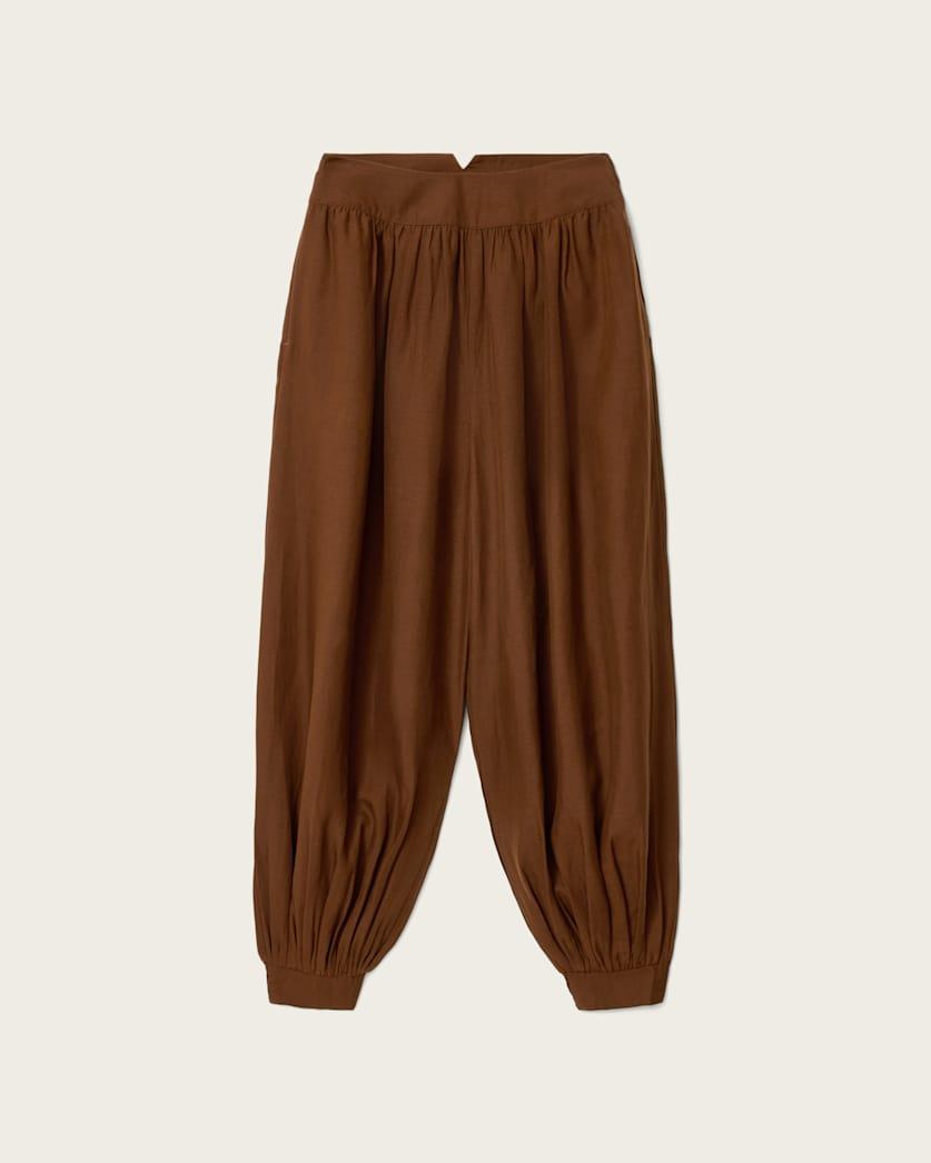 Harrie Linen Blend Baggy Fit Pants by ALLSAINTS