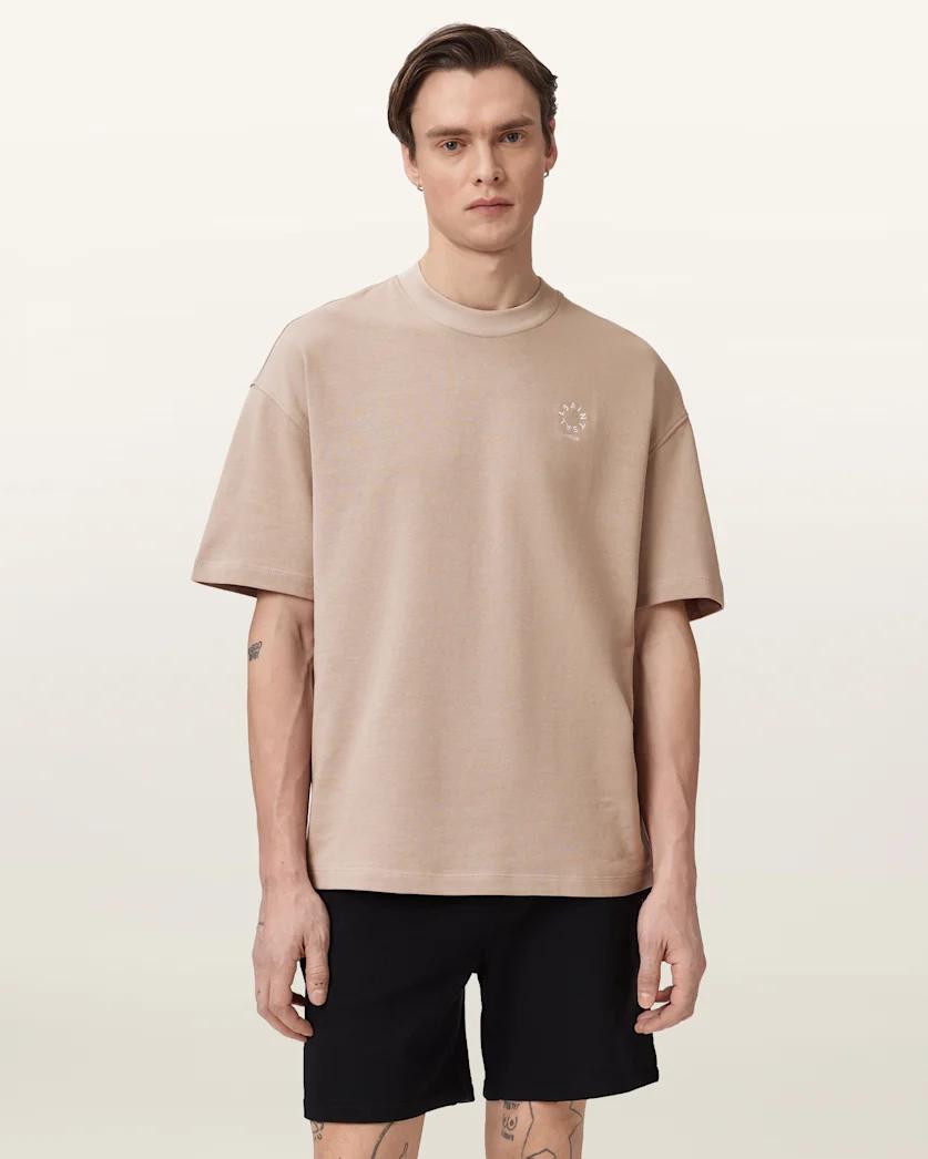 Haven Embroidered Logo Oversized T-Shirt by ALLSAINTS