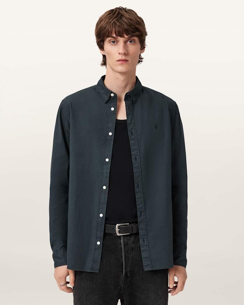 Hawthorne Ramskull Stretch Fit Shirt by ALLSAINTS
