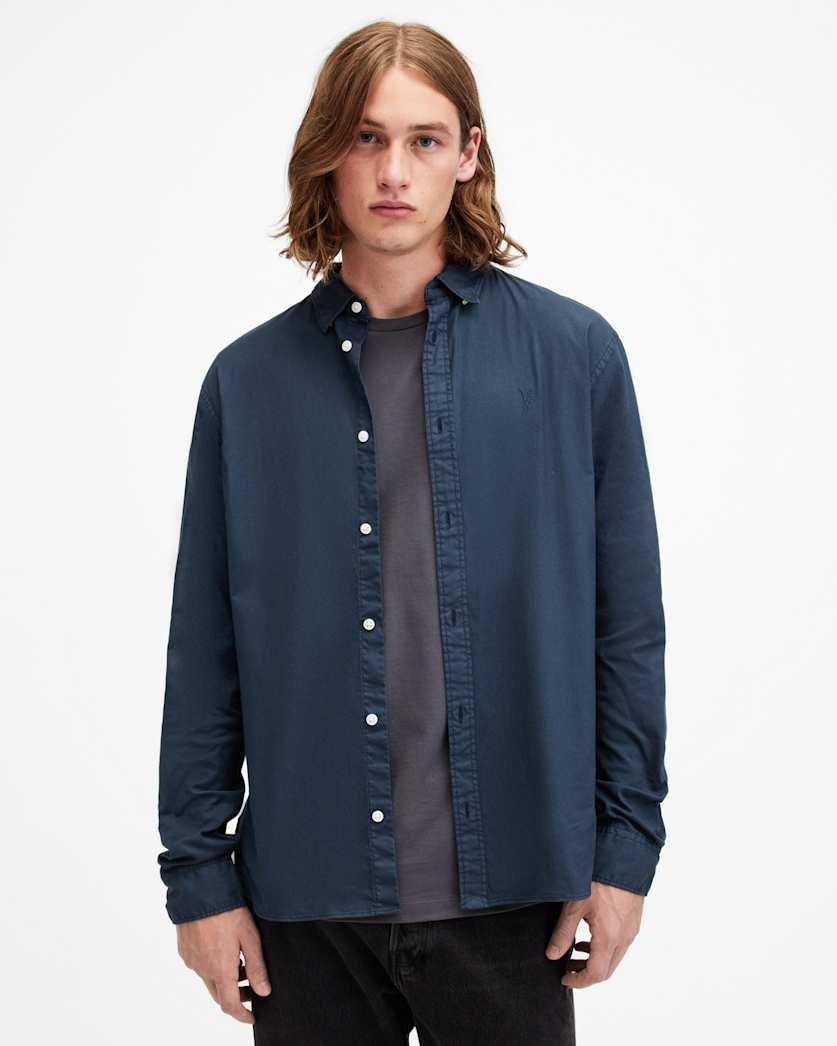 Hawthorne Ramskull Stretch Fit Shirt by ALLSAINTS