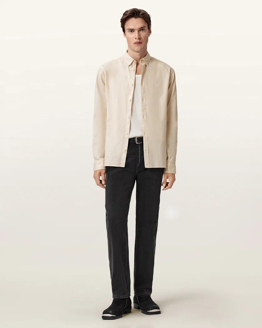 Hawthorne Ramskull Stretch Fit Shirt by ALLSAINTS