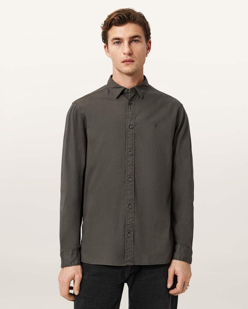 Hawthorne Ramskull Stretch Fit Shirt by ALLSAINTS