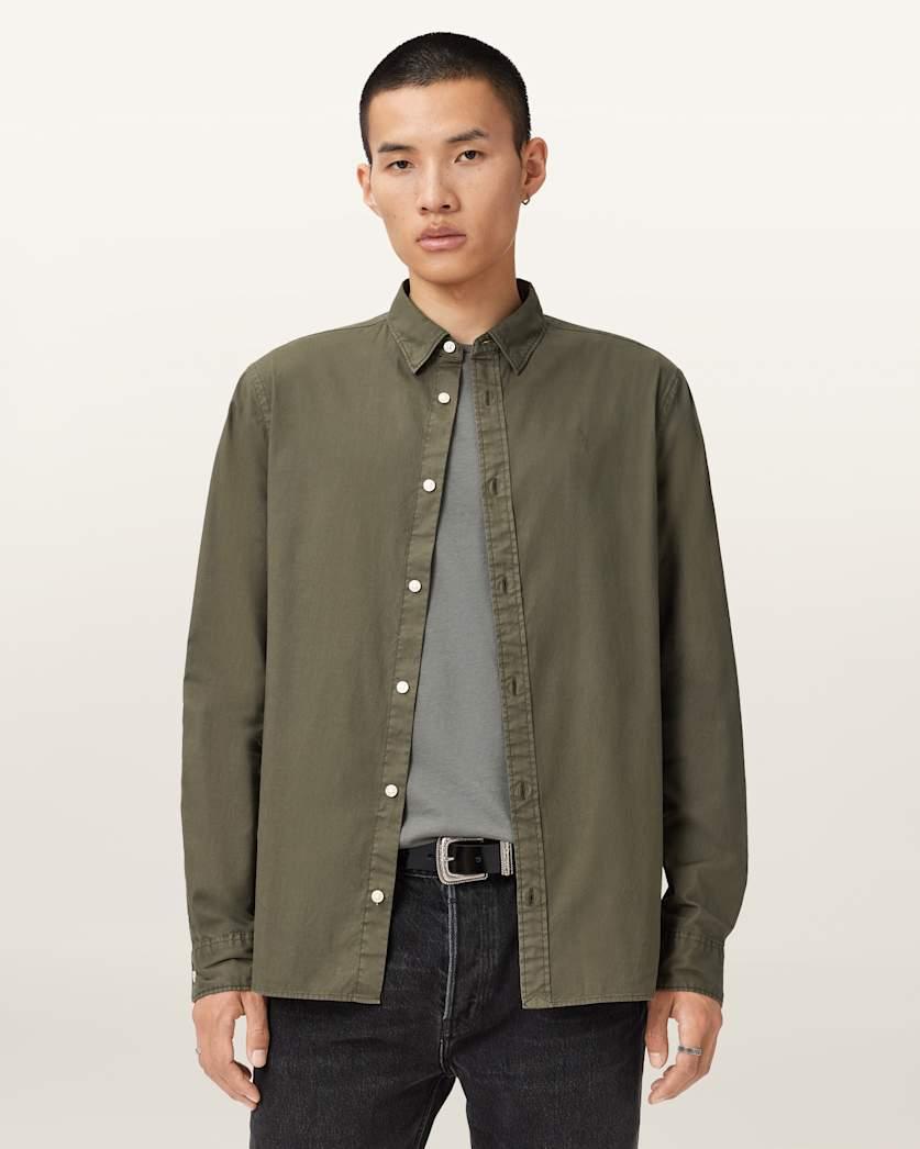 Hawthorne Ramskull Stretch Fit Shirt by ALLSAINTS