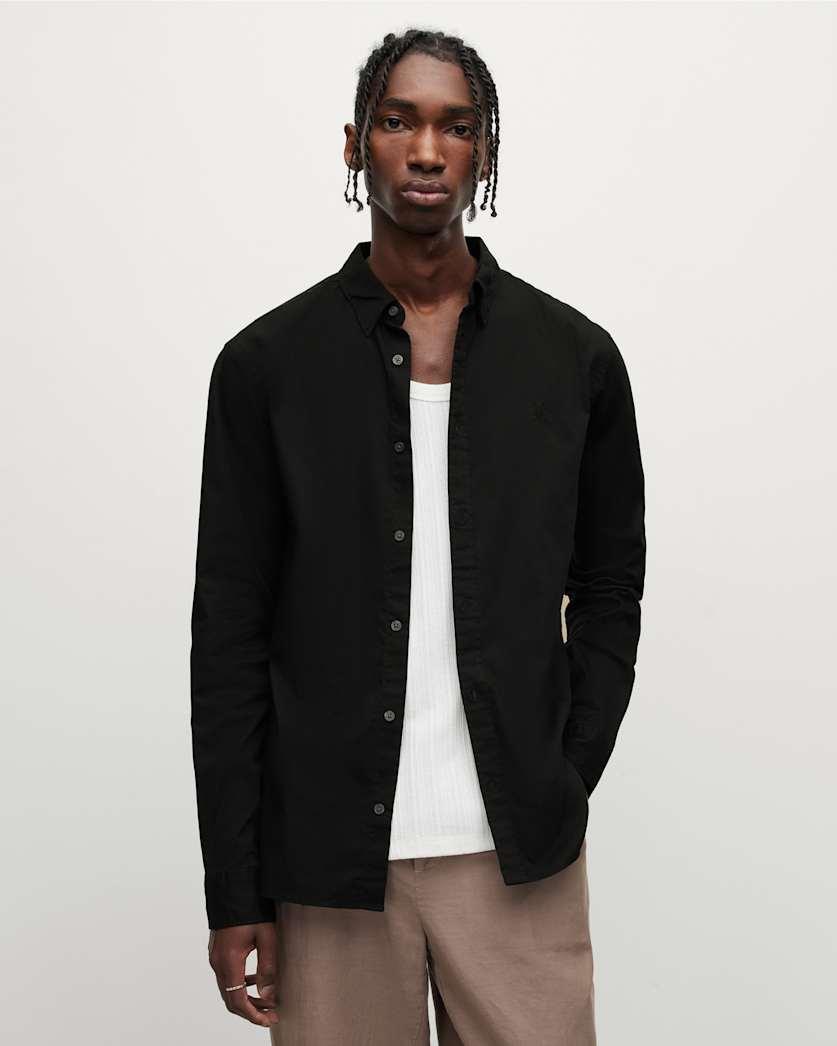 Hawthorne Ramskull Stretch Fit Shirt by ALLSAINTS