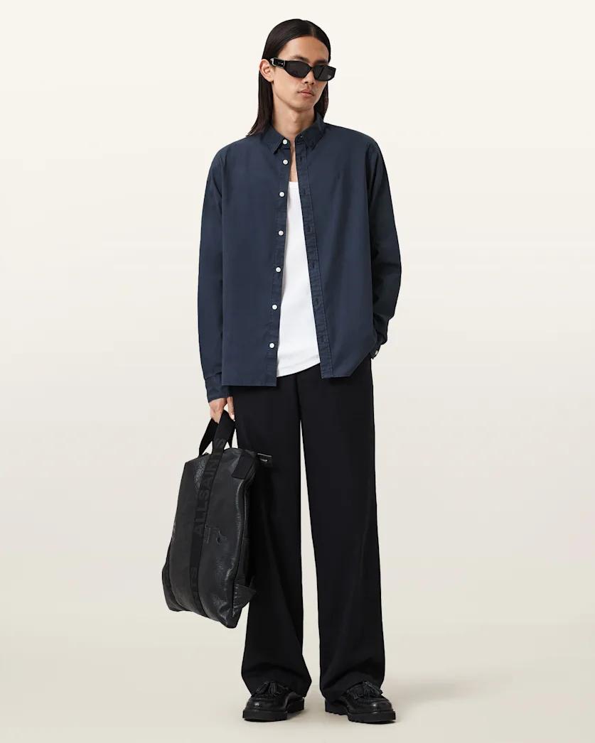 Hawthorne Ramskull Stretch Fit Shirt by ALLSAINTS