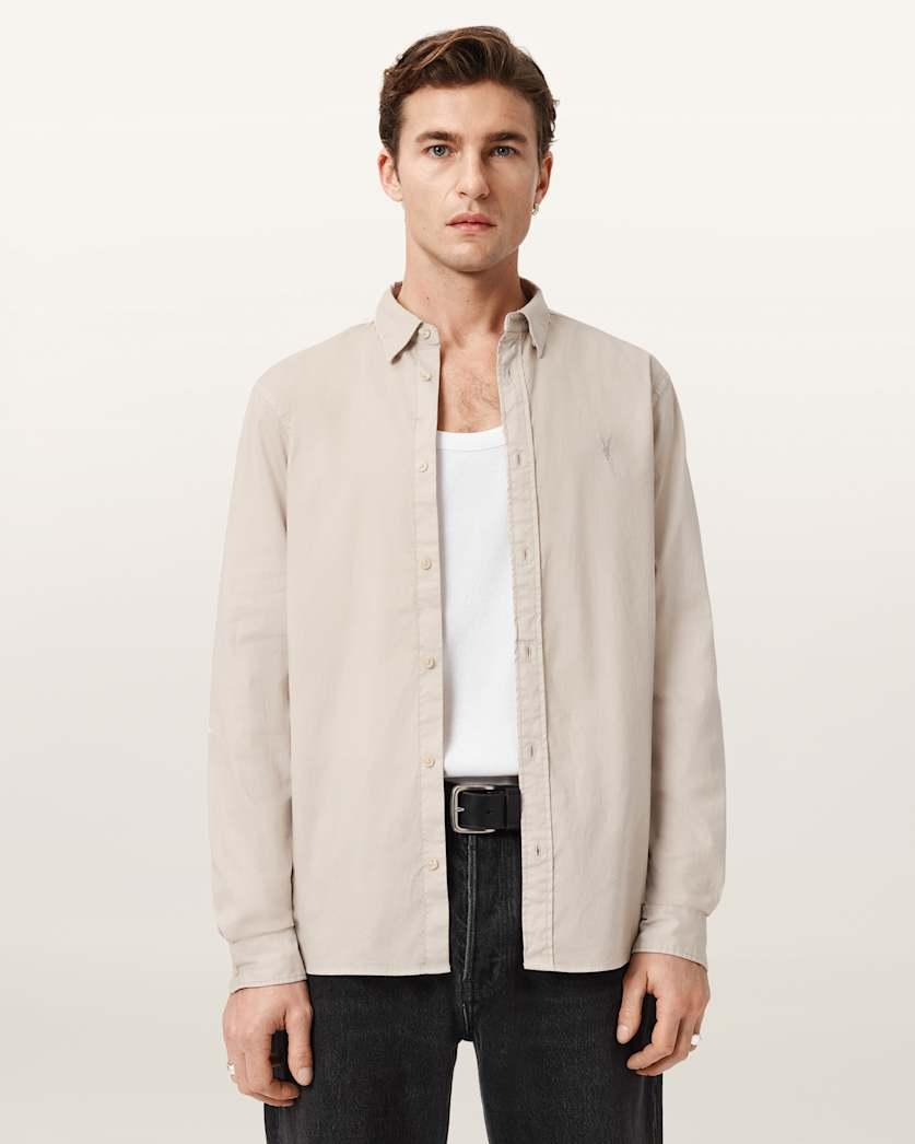 Hawthorne Ramskull Stretch Fit Shirt by ALLSAINTS