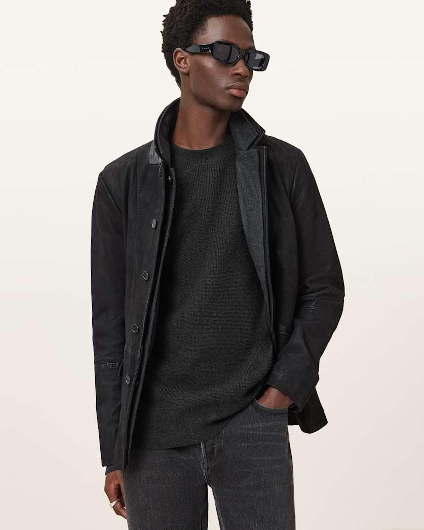 Hayes Waffle Crew Neck Jumper by ALLSAINTS