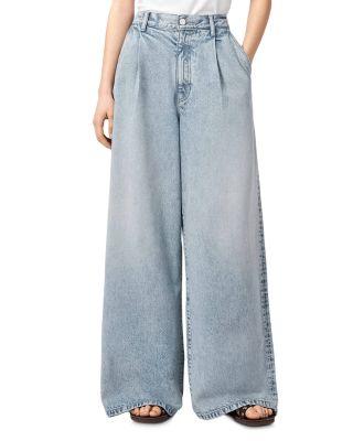 Haze High Rise Wide Leg Jeans in Light Indigo by ALLSAINTS