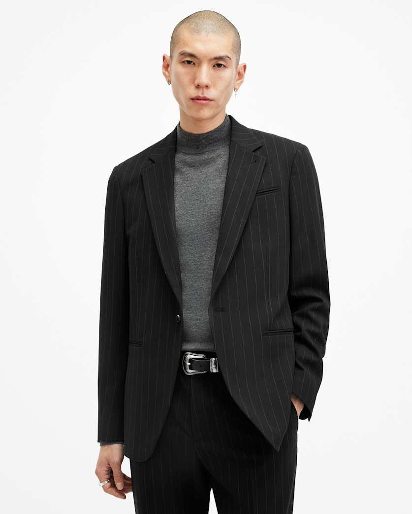 Heddon Relaxed Fit Pinstripe Blazer by ALLSAINTS