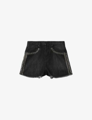 Heidi Studded Denim Shorts by ALLSAINTS
