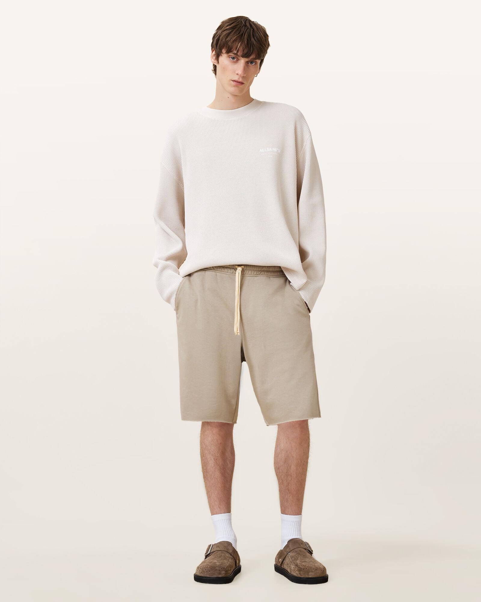 Helix Cotton Blend Sweat Shorts by ALLSAINTS