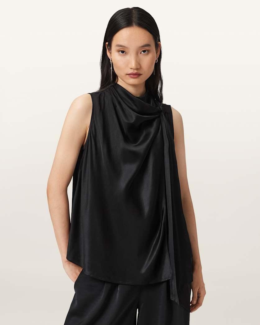 Herela Silk Blend Shirt by ALLSAINTS