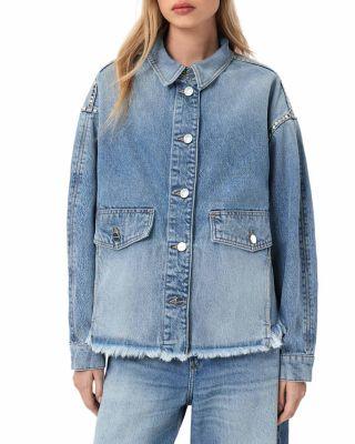 Hettie Studded Shacket by ALLSAINTS