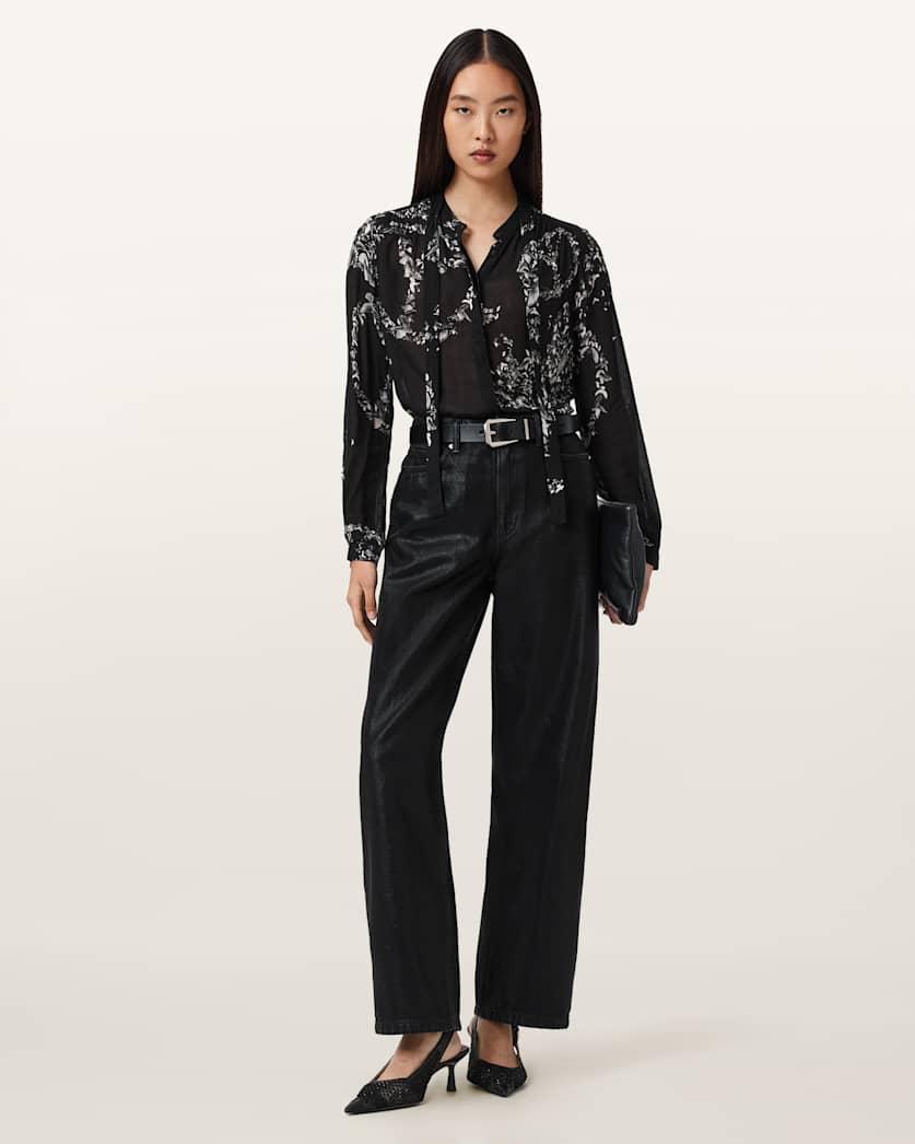 Hilda Embellished Shirt by ALLSAINTS