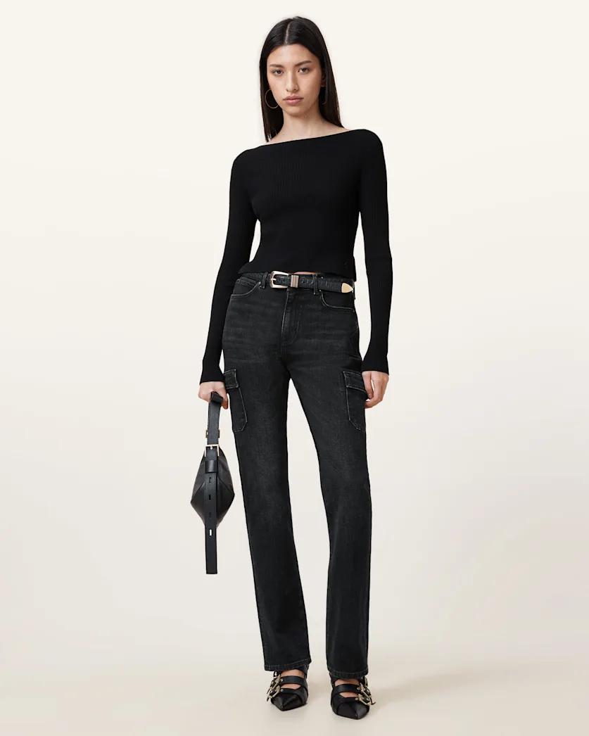 Hollis Slim Denim Bootcut Jeans by ALLSAINTS