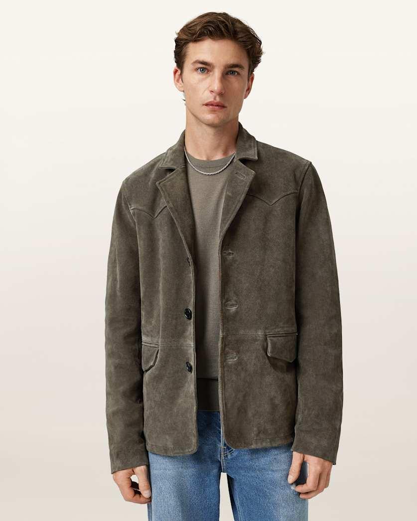 Hornett Suede Blazer by ALLSAINTS