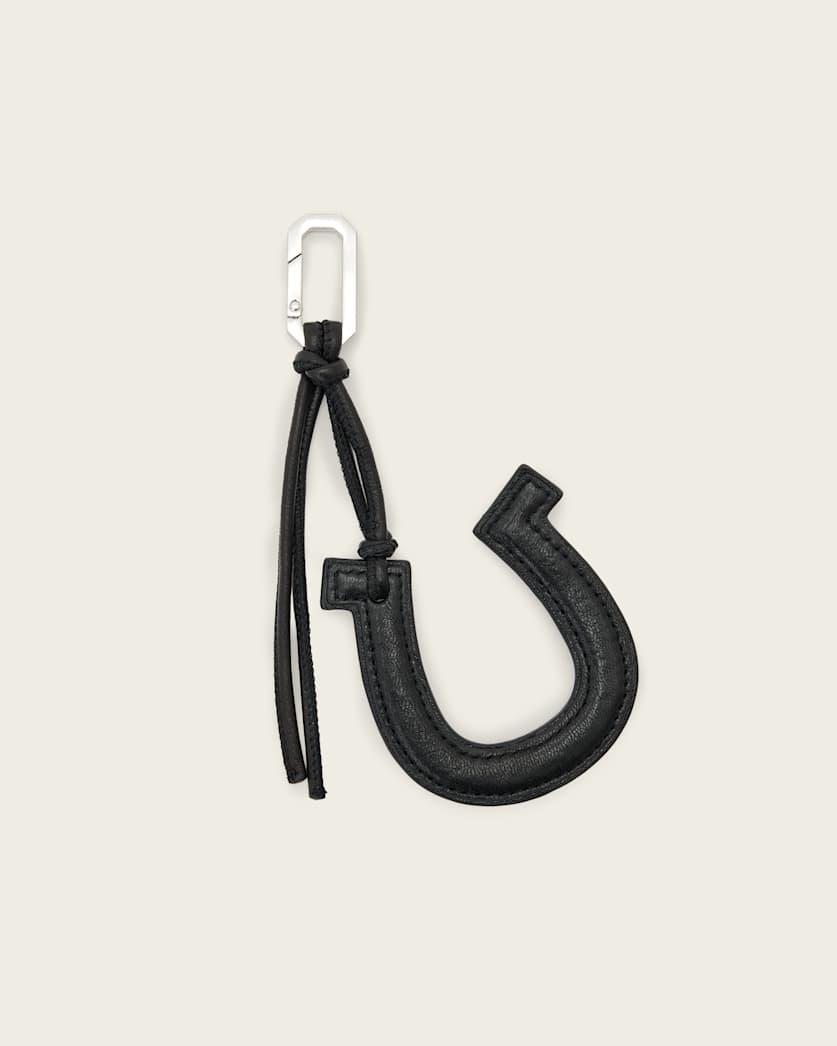 Horseshoe Leather Keyring by ALLSAINTS