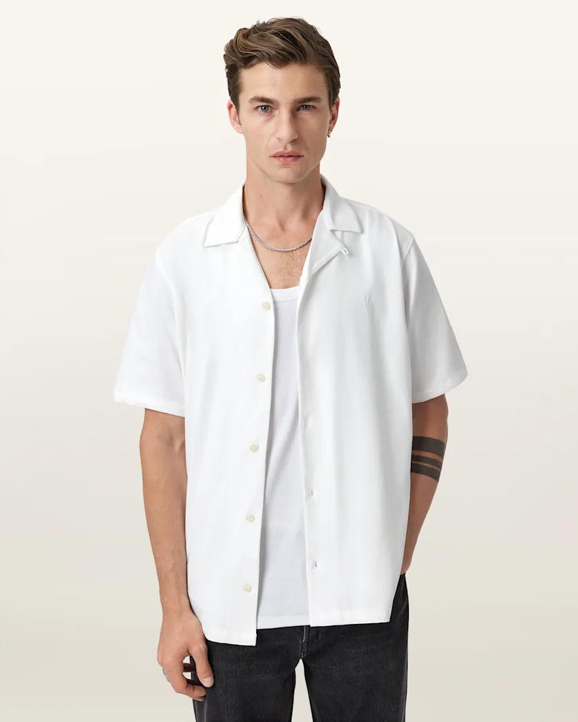 Hudson Relaxed Fit Ramskull Shirt by ALLSAINTS