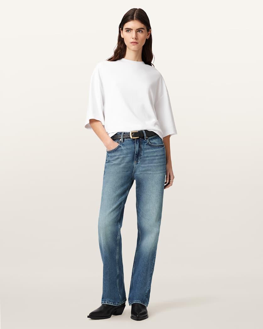 Ida Straight Leg Denim Jeans by ALLSAINTS