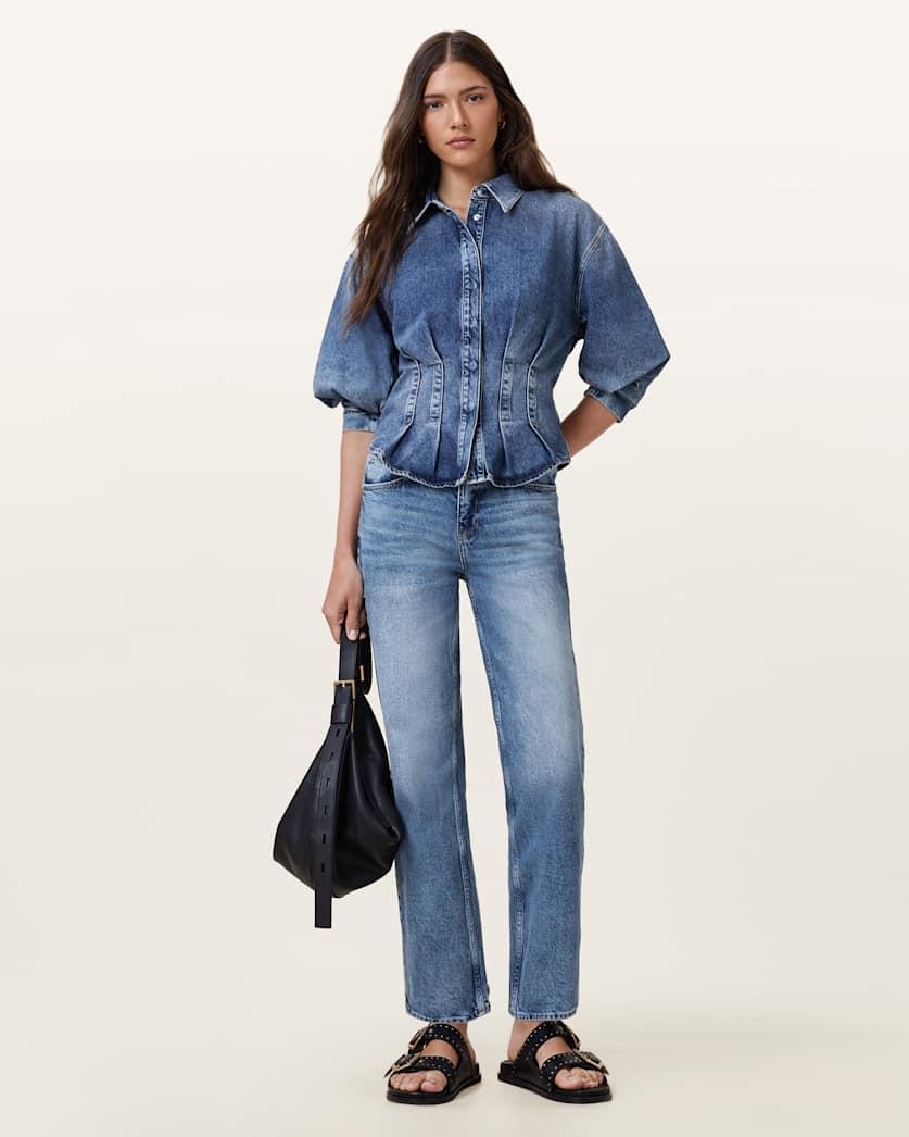 Ida Straight Leg Jeans by ALLSAINTS