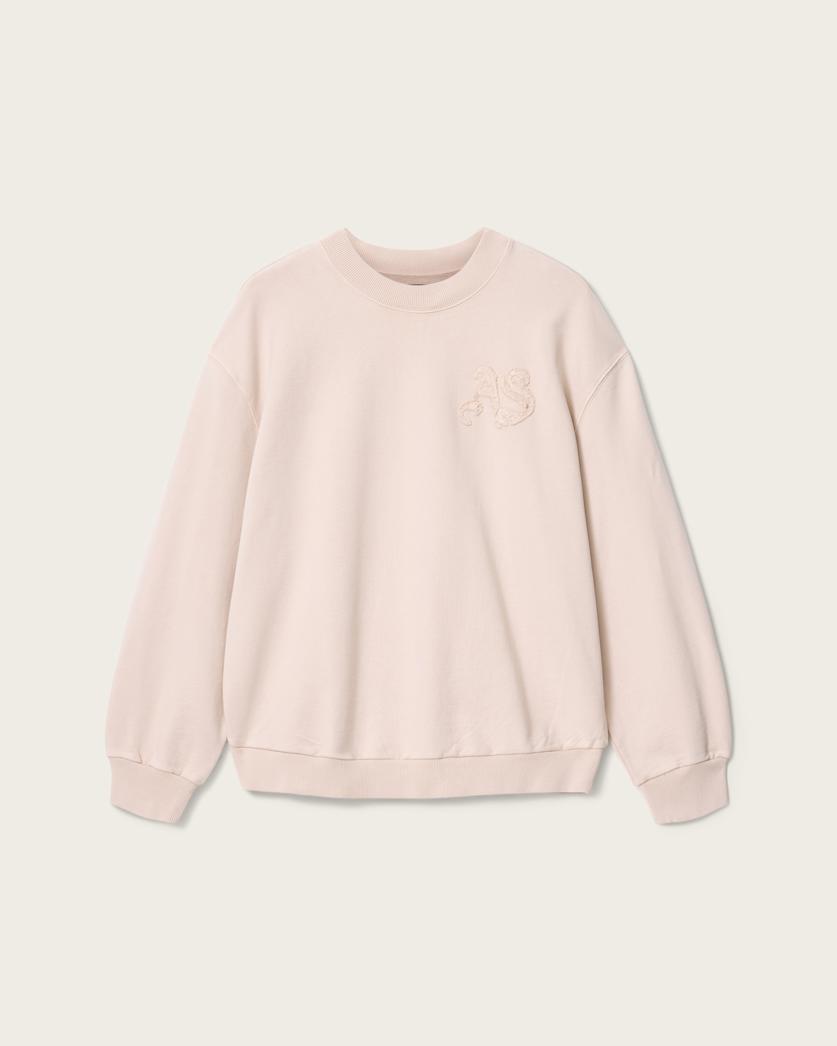 Insignia Crew Neck Cotton Sweatshirt by ALLSAINTS