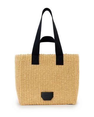 Izzy East/West Paper Straw Tote by ALLSAINTS