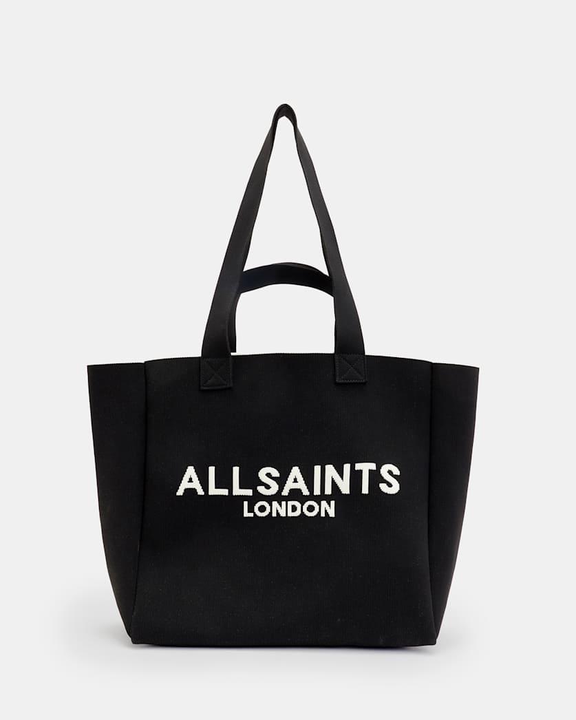 Izzy Logo Print Knitted Tote Bag by ALLSAINTS