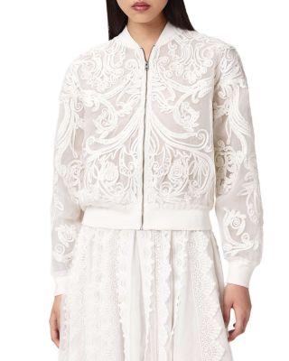Jade Embellished Bomber Jacket by ALLSAINTS