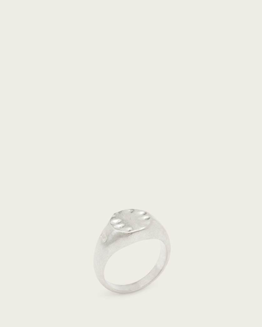 Jake Oval Textured Signet Ring by ALLSAINTS