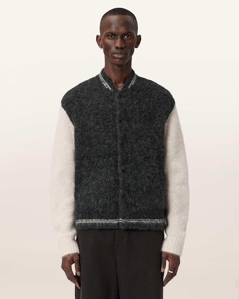 Jaque Oversized Varsity Cardigan by ALLSAINTS